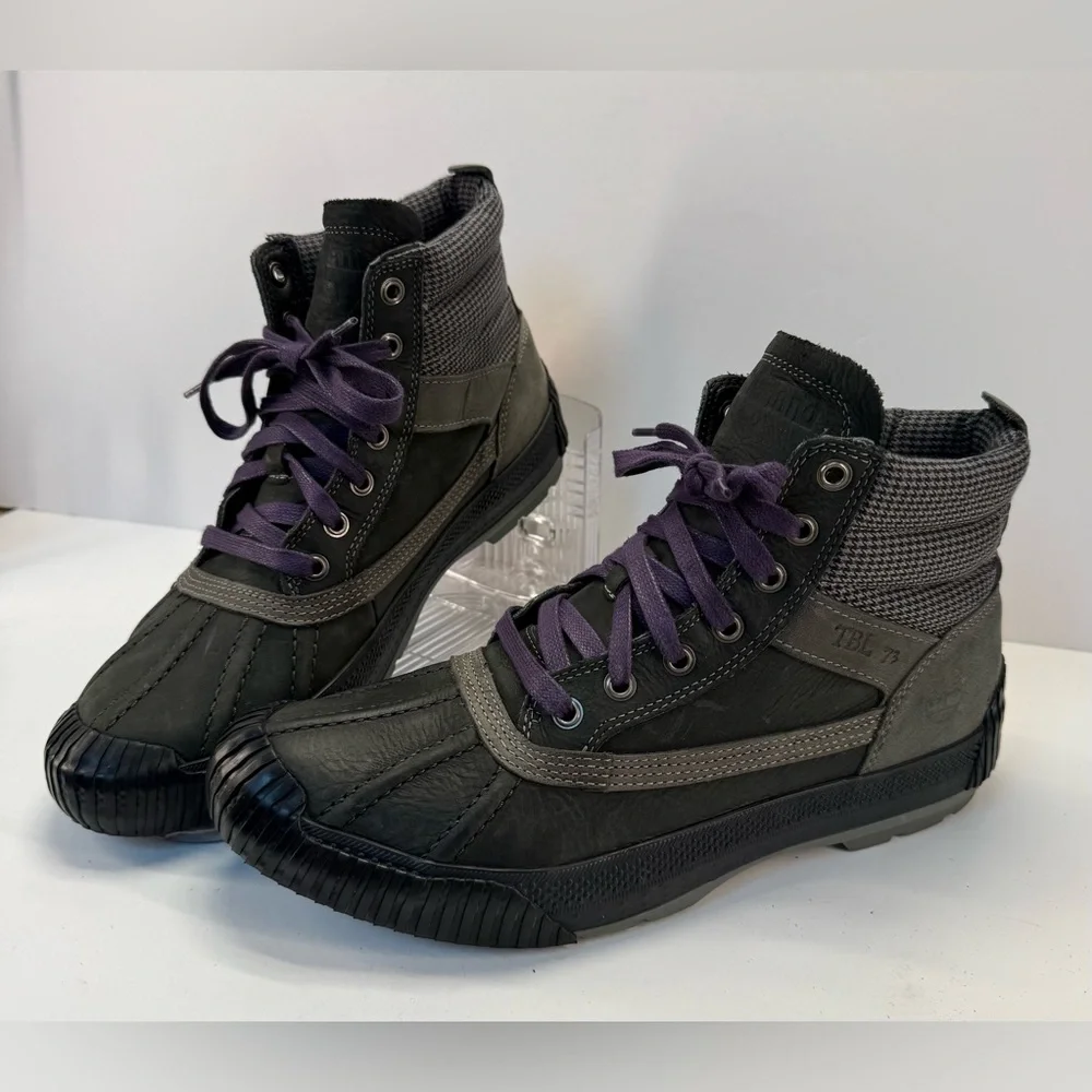 Men's Waterproof Timberland GSR High-Top duck Boots with Smartwool liner size 10